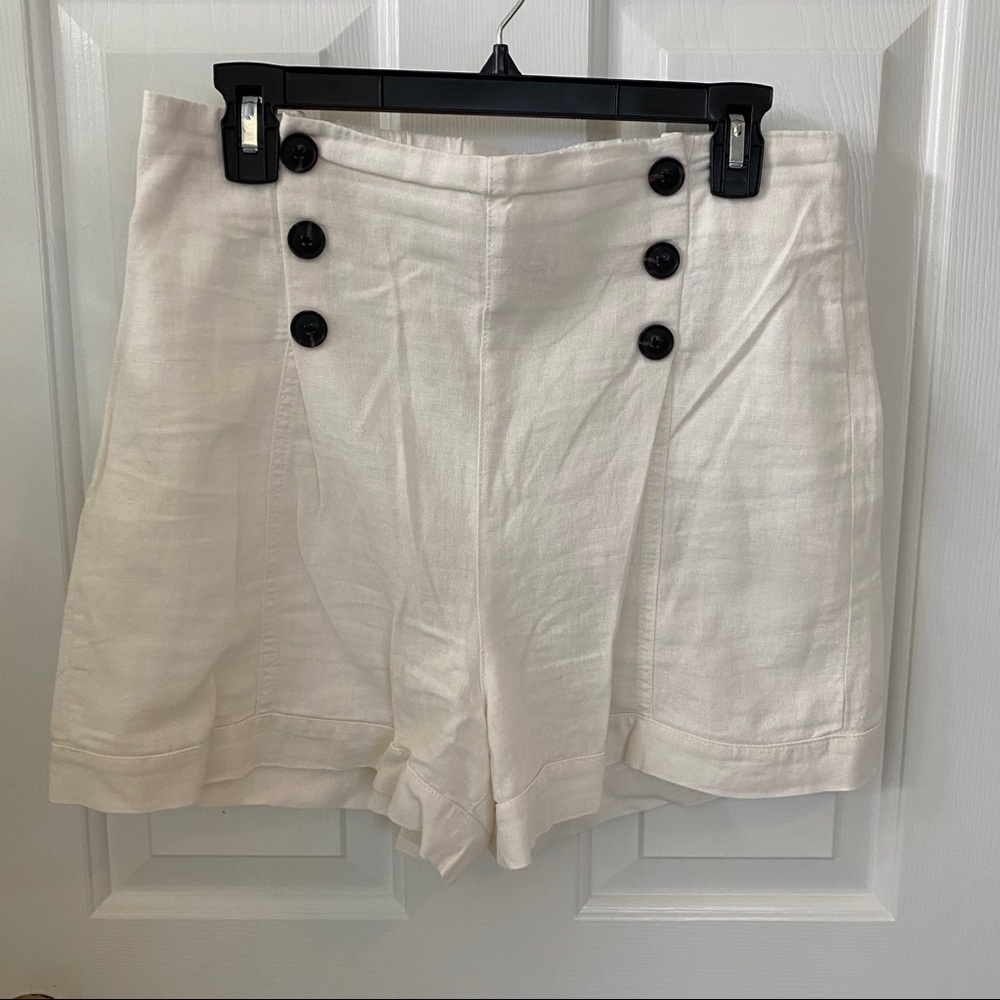 Linen sailor shorts